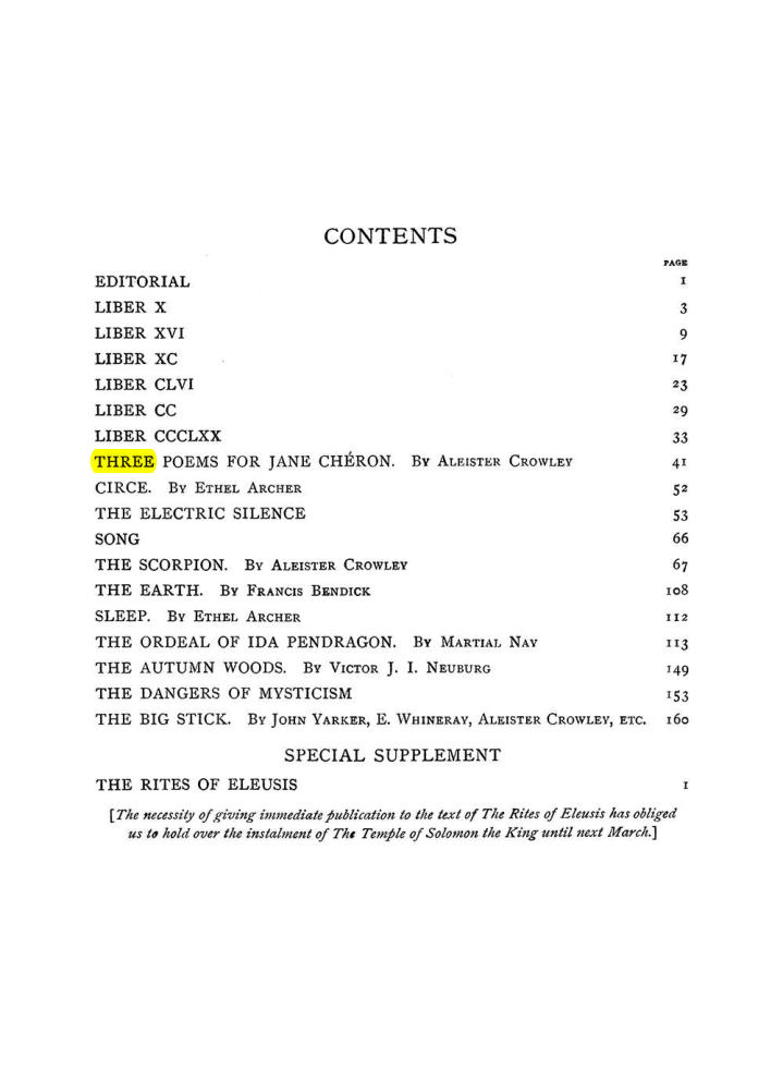 Original scan of The Equinox (Volume I, Number V), PDF page 7
