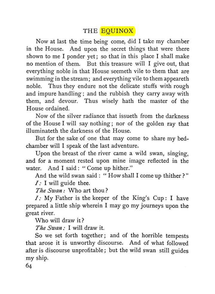 Original scan of The Equinox (Volume I, Number V), PDF page 72