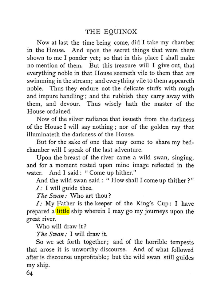 Original scan of The Equinox (Volume I, Number V), PDF page 72