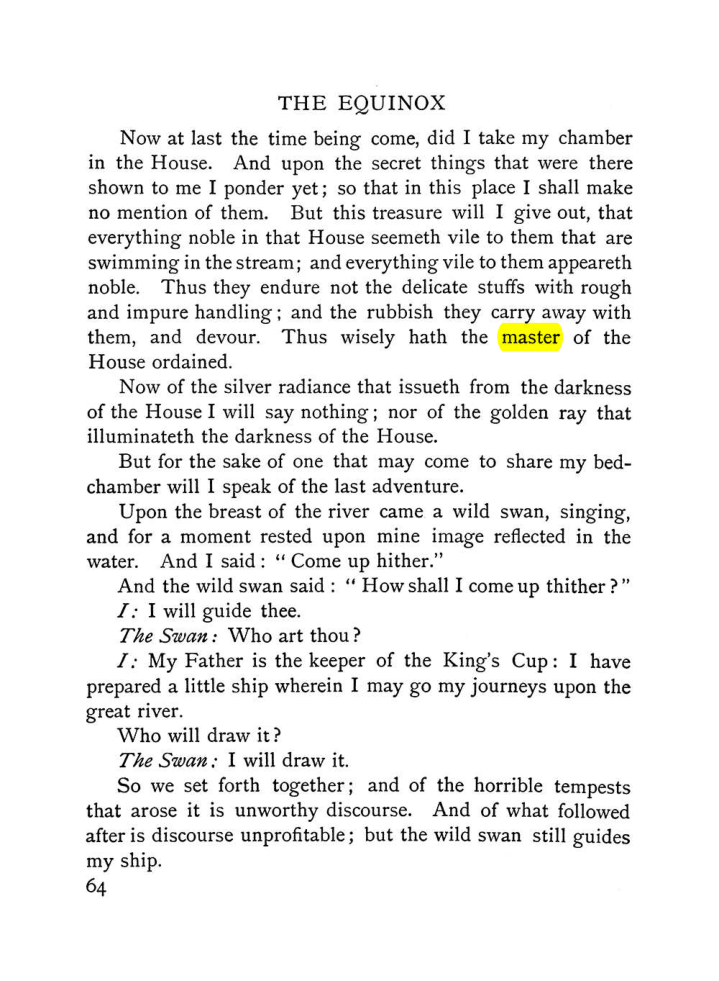 Original scan of The Equinox (Volume I, Number V), PDF page 72