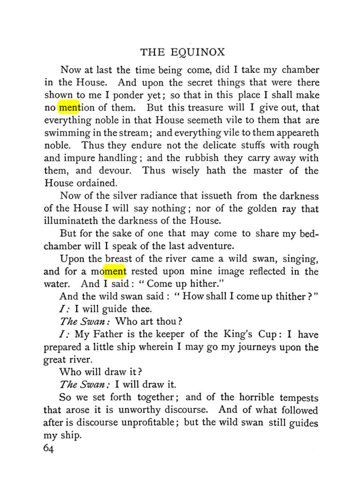 Original scan of The Equinox (Volume I, Number V), PDF page 72