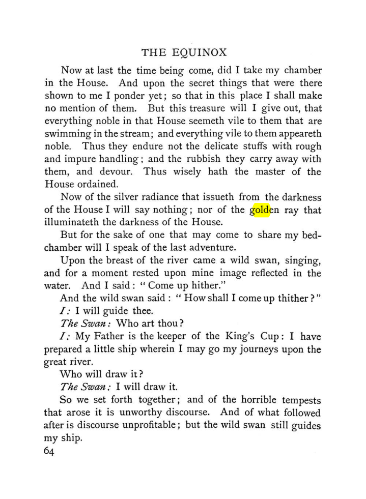 Original scan of The Equinox (Volume I, Number V), PDF page 72