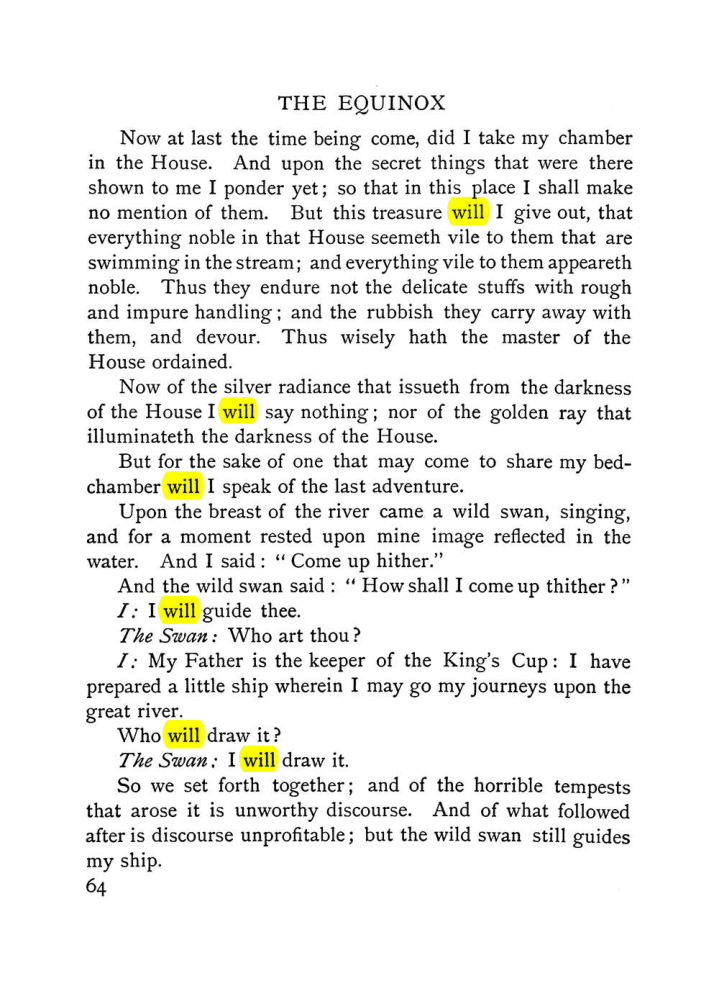 Original scan of The Equinox (Volume I, Number V), PDF page 72