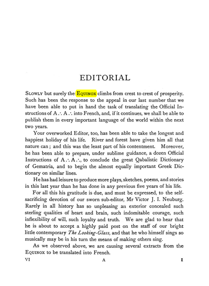 Original scan of The Equinox (Volume I, Number V), PDF page 9
