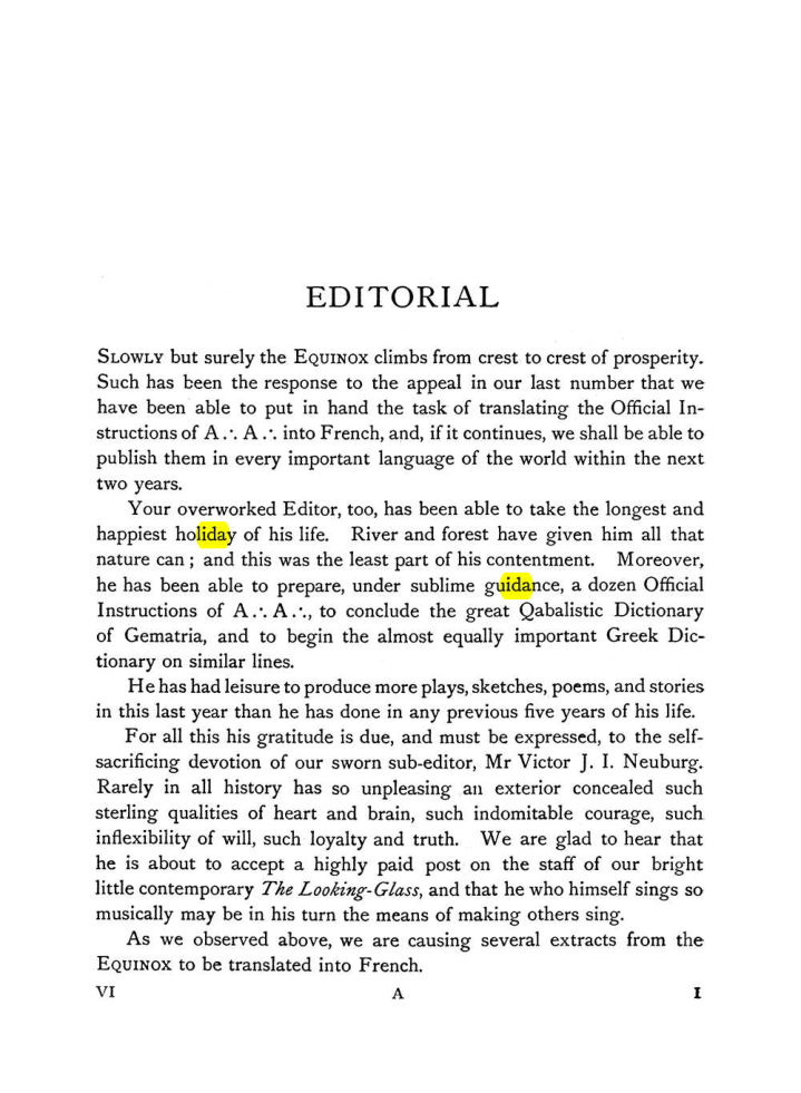 Original scan of The Equinox (Volume I, Number V), PDF page 9