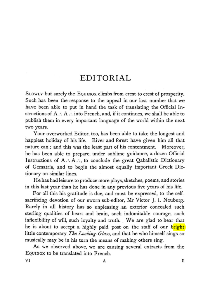 Original scan of The Equinox (Volume I, Number V), PDF page 9
