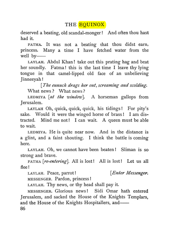 Original scan of The Equinox (Volume I, Number V), PDF page 94