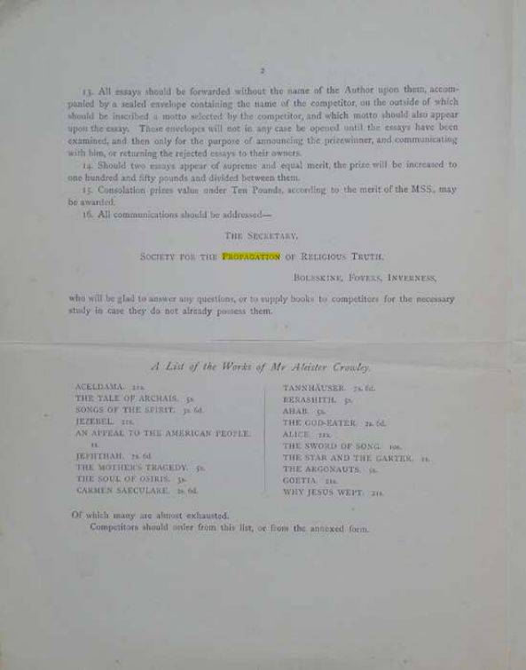 Original scan of A Career for an Essay, PDF page 2
