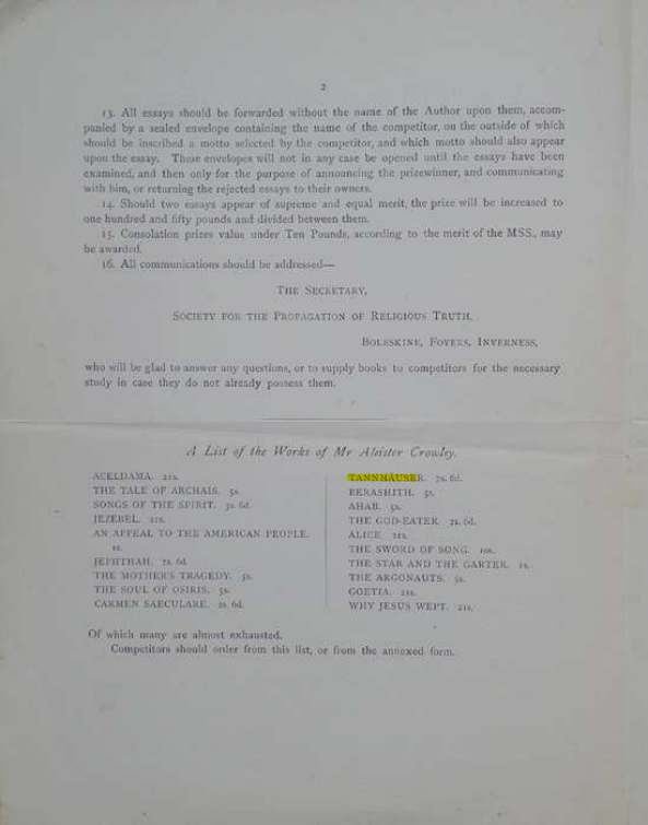 Original scan of A Career for an Essay, PDF page 2