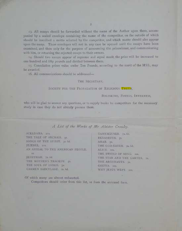 Original scan of A Career for an Essay, PDF page 2