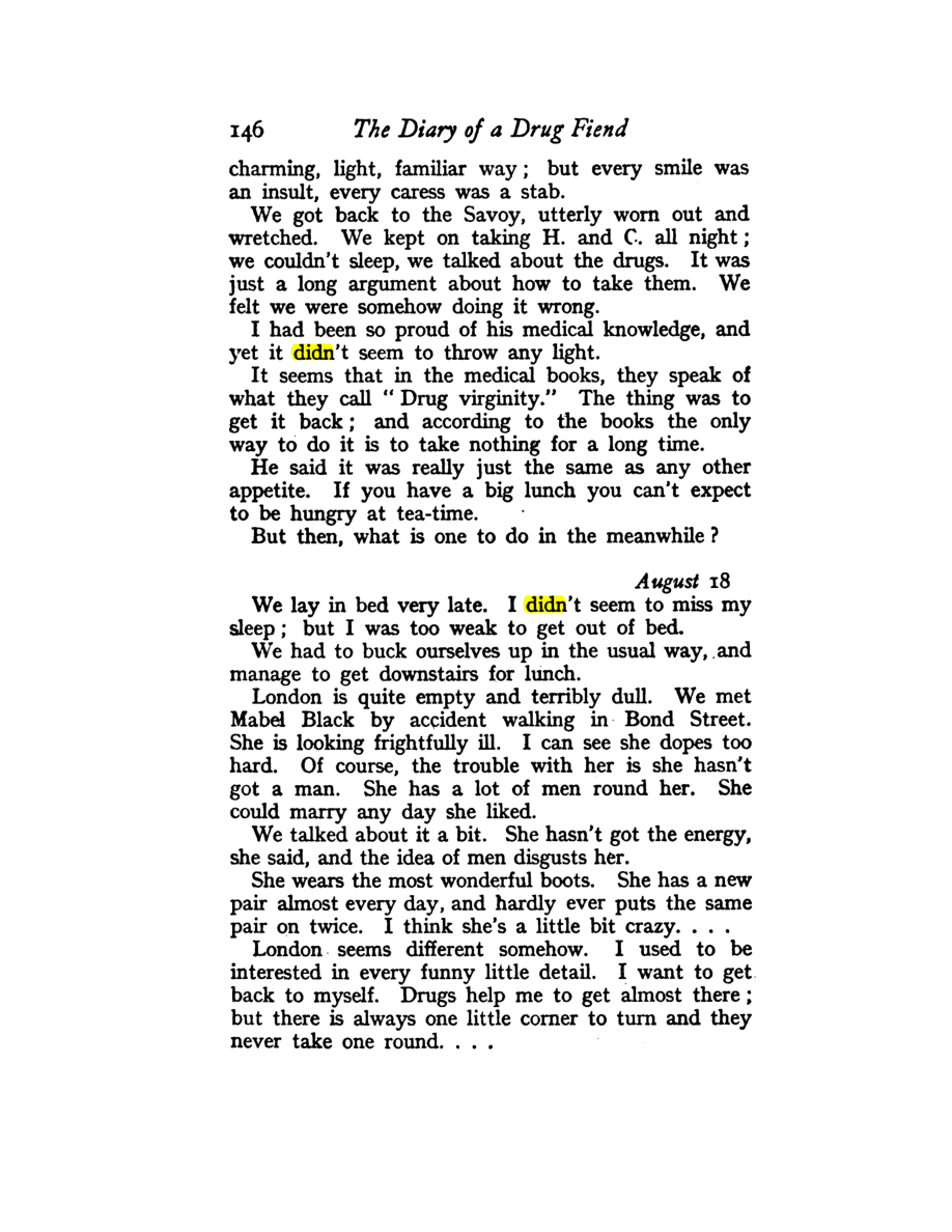 Original scan of Diary of a Drug Fiend, PDF page 160