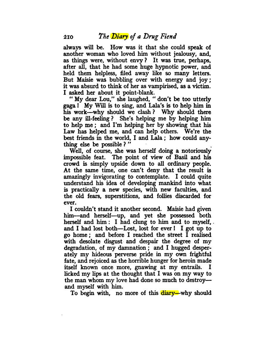 Original scan of Diary of a Drug Fiend, PDF page 224