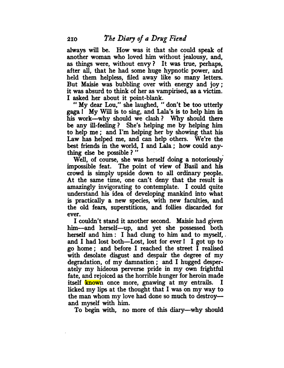 Original scan of Diary of a Drug Fiend, PDF page 224