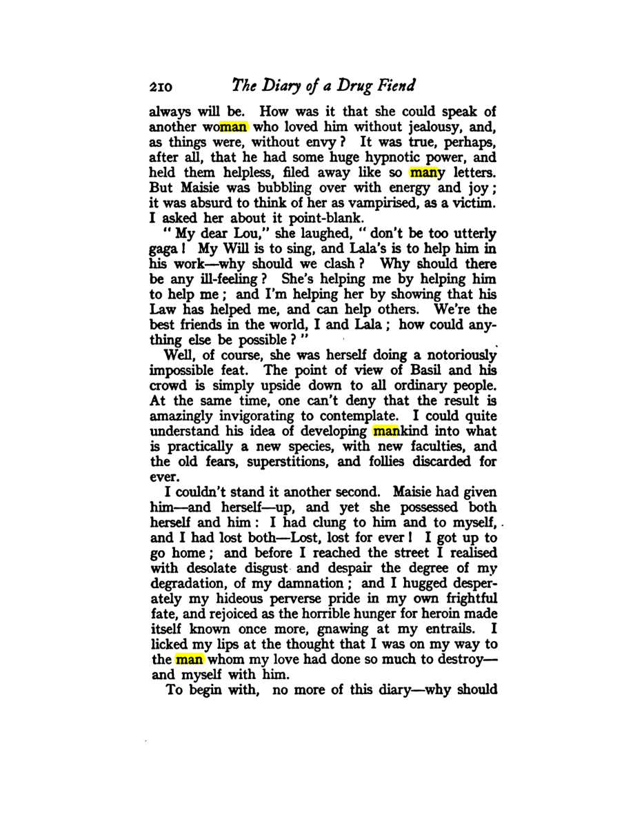 Original scan of Diary of a Drug Fiend, PDF page 224
