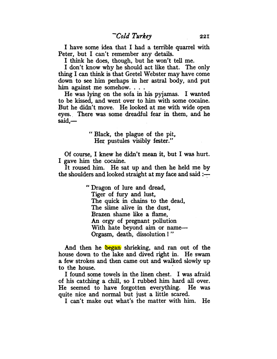 Original scan of Diary of a Drug Fiend, PDF page 235