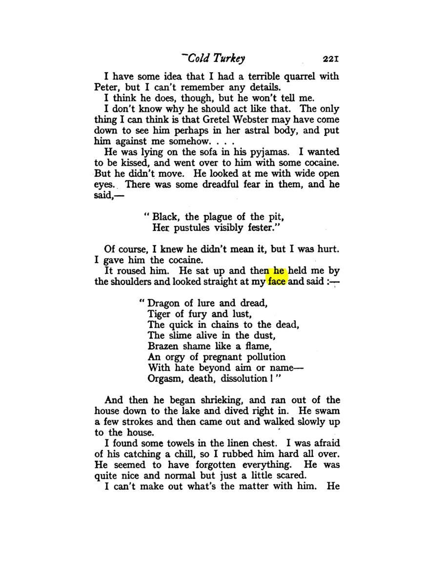 Original scan of Diary of a Drug Fiend, PDF page 235