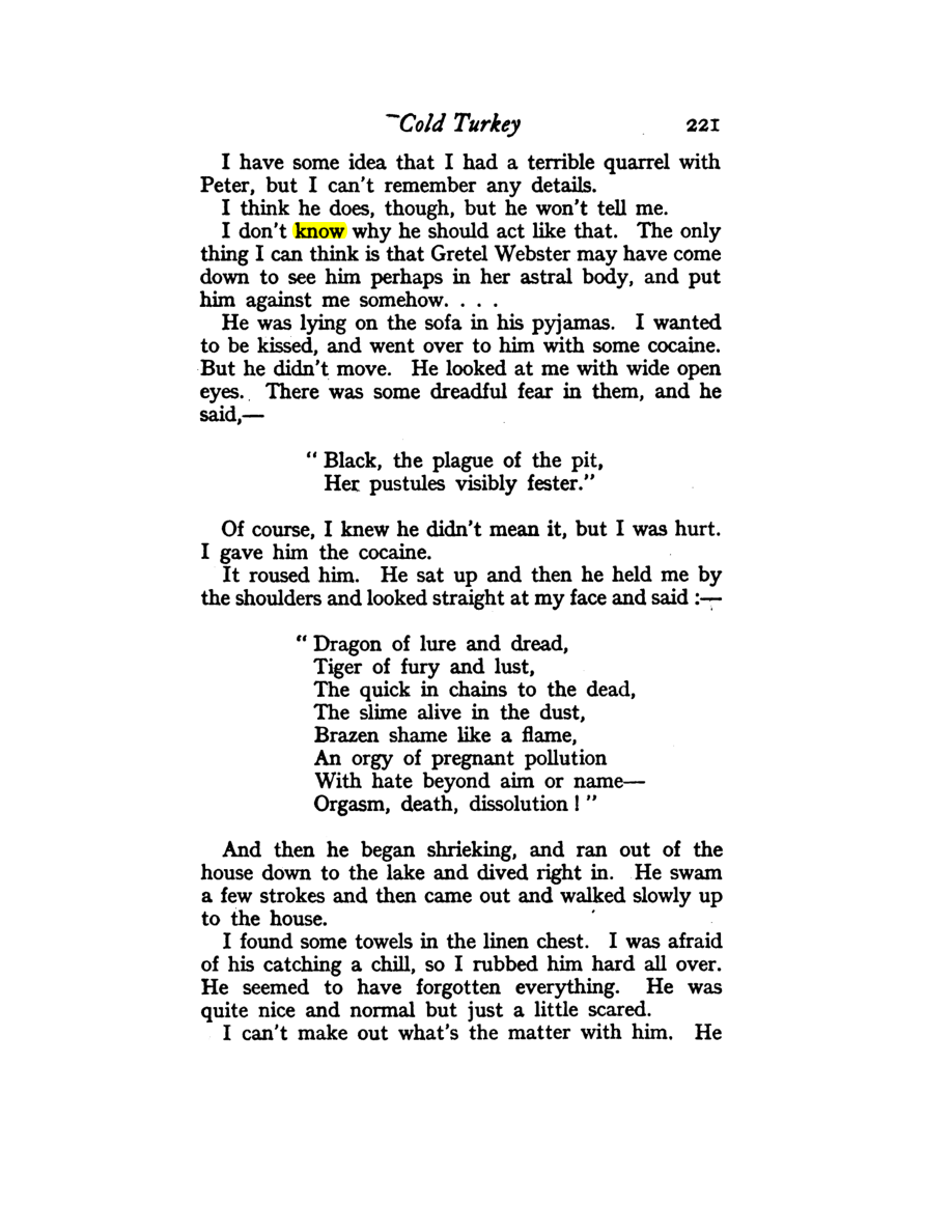 Original scan of Diary of a Drug Fiend, PDF page 235