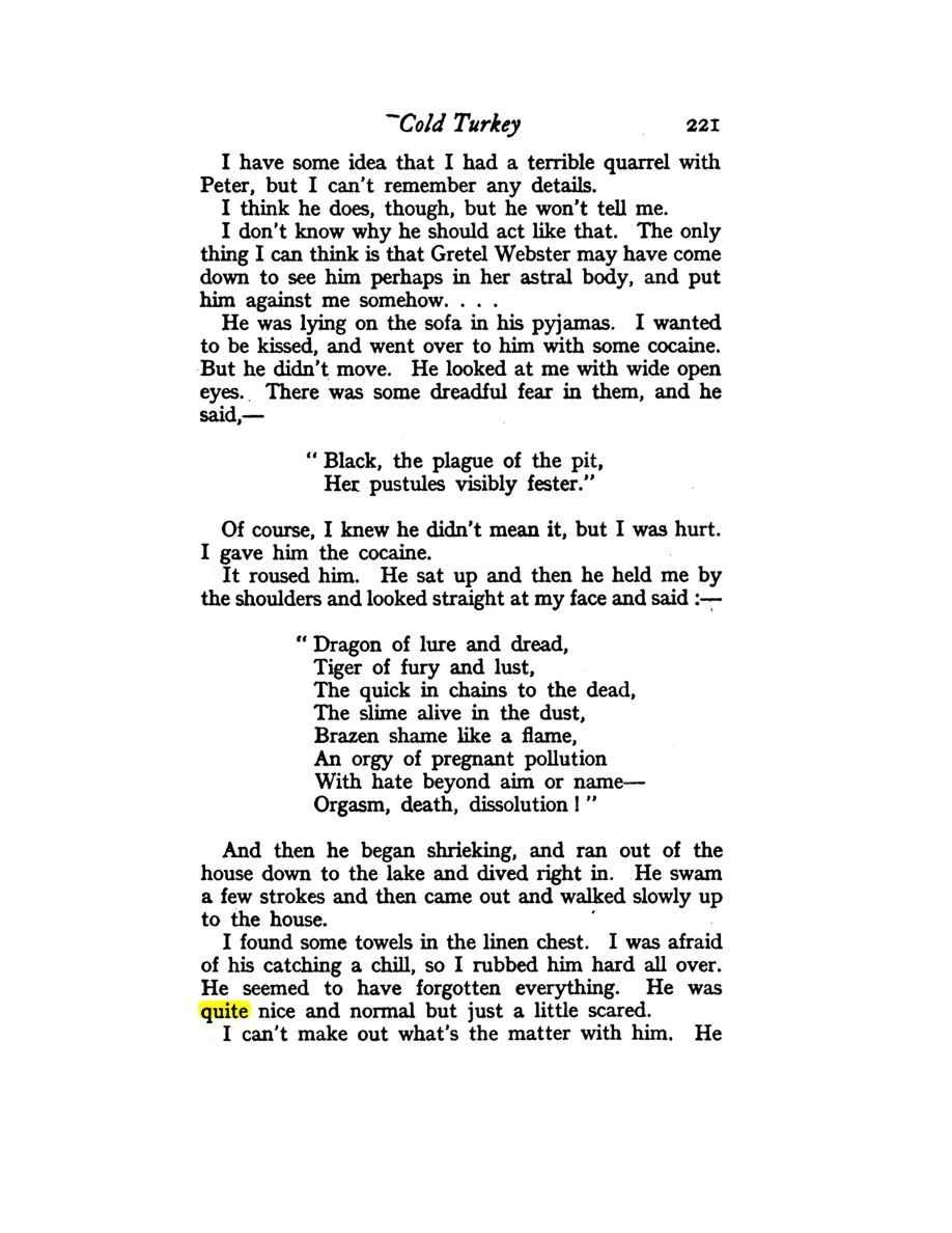 Original scan of Diary of a Drug Fiend, PDF page 235