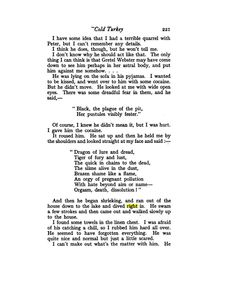Original scan of Diary of a Drug Fiend, PDF page 235