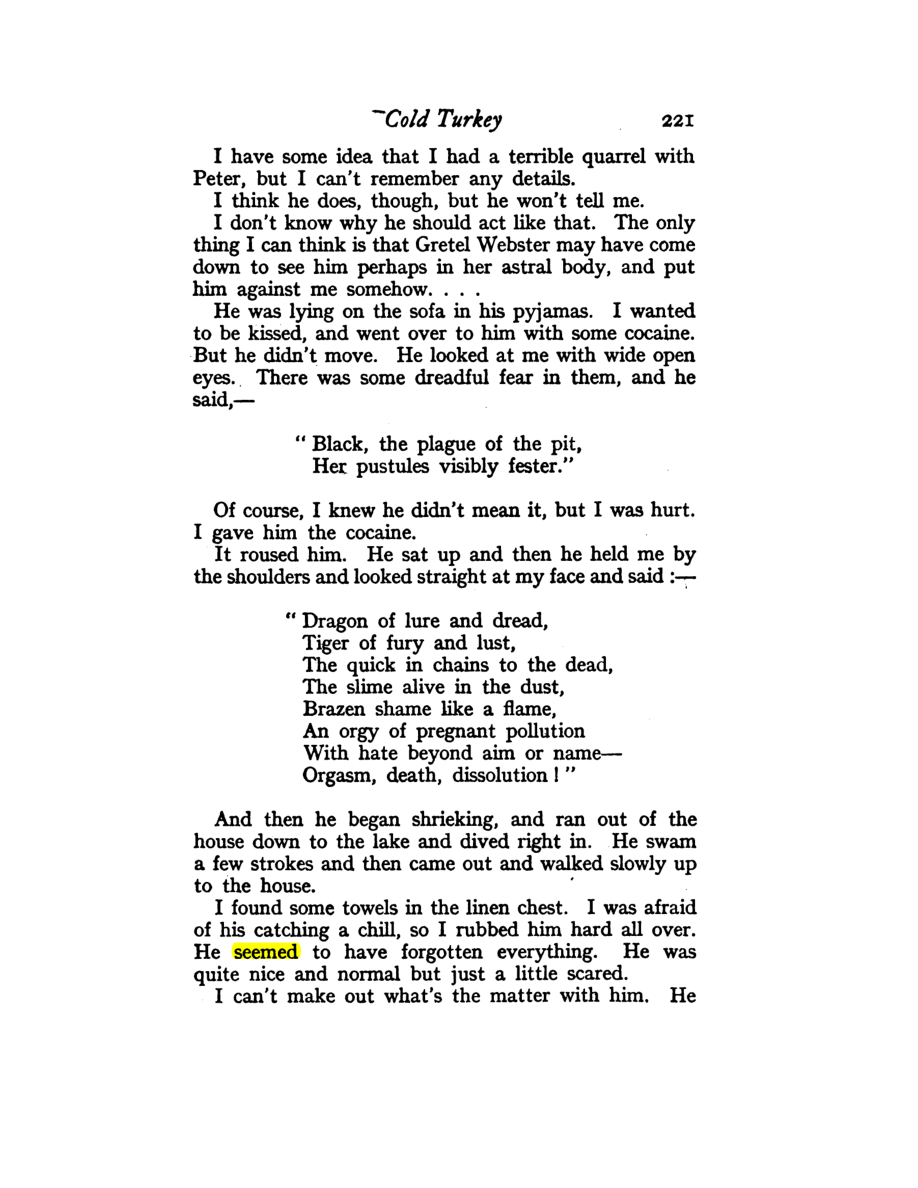 Original scan of Diary of a Drug Fiend, PDF page 235
