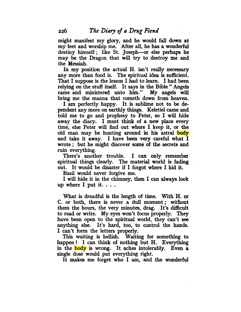 Original scan of Diary of a Drug Fiend, PDF page 240