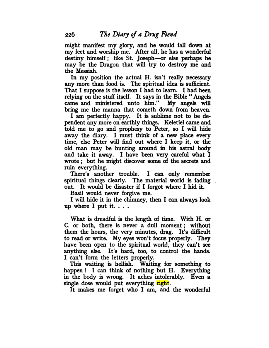 Original scan of Diary of a Drug Fiend, PDF page 240