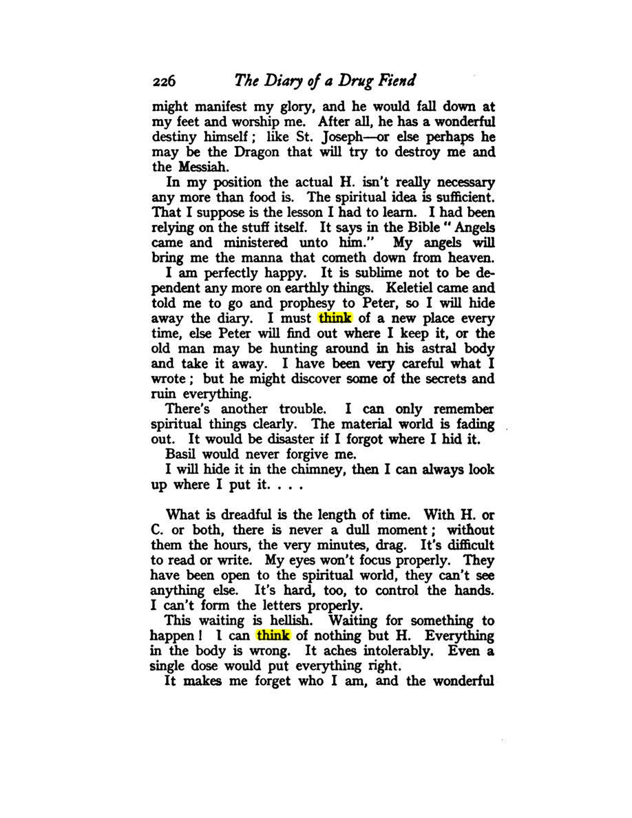 Original scan of Diary of a Drug Fiend, PDF page 240