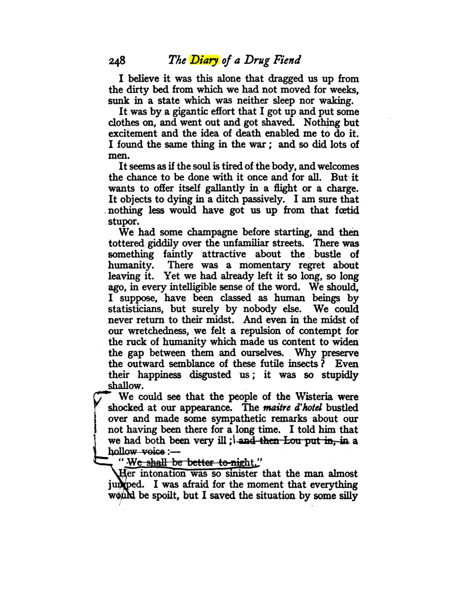 Original scan of Diary of a Drug Fiend, PDF page 262