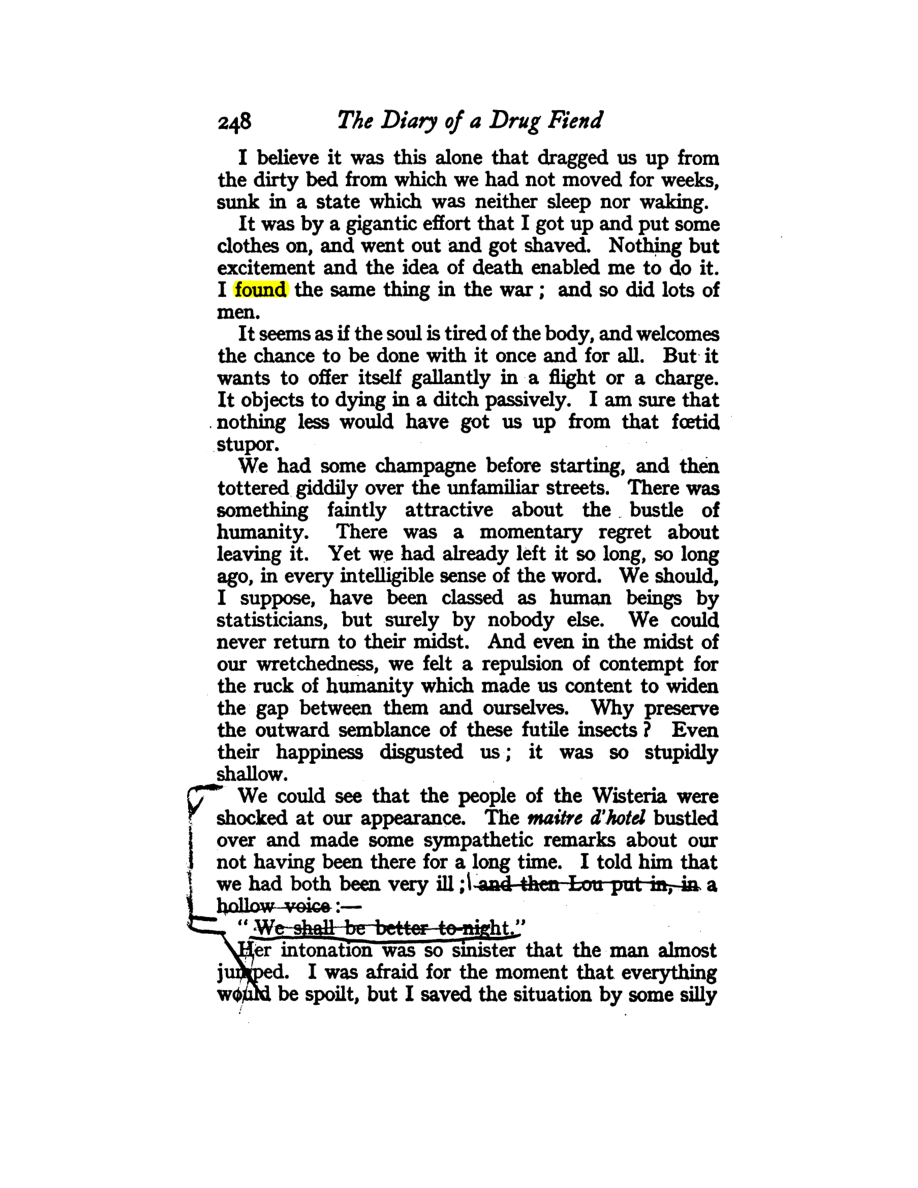 Original scan of Diary of a Drug Fiend, PDF page 262