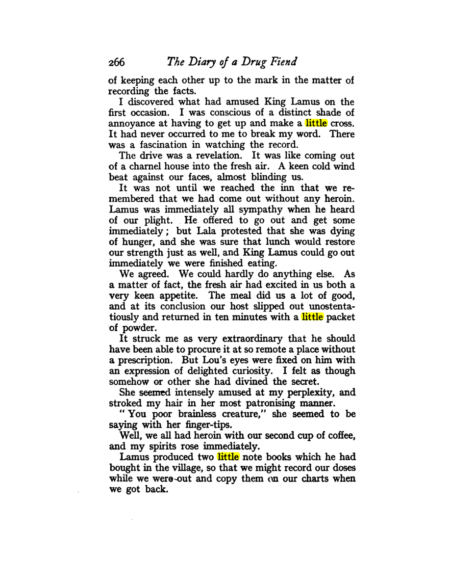 Original scan of Diary of a Drug Fiend, PDF page 280