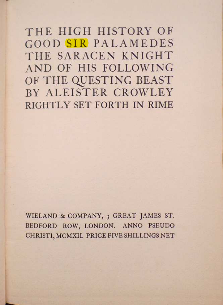 Original scan of Sir Palamedes, PDF page 2