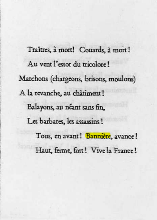 Original scan of La Gauloise. Song of the Fighting French, PDF page 3