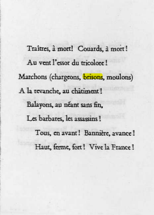 Original scan of La Gauloise. Song of the Fighting French, PDF page 3