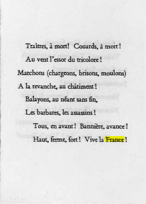 Original scan of La Gauloise. Song of the Fighting French, PDF page 3