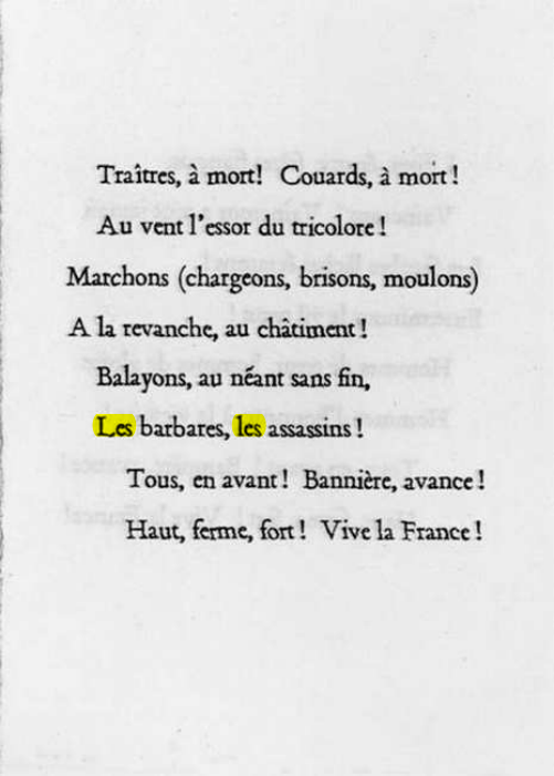 Original scan of La Gauloise. Song of the Fighting French, PDF page 3