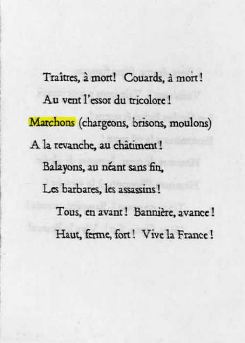Original scan of La Gauloise. Song of the Fighting French, PDF page 3
