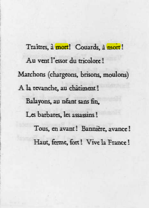 Original scan of La Gauloise. Song of the Fighting French, PDF page 3