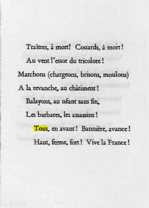 Original scan of La Gauloise. Song of the Fighting French, PDF page 3