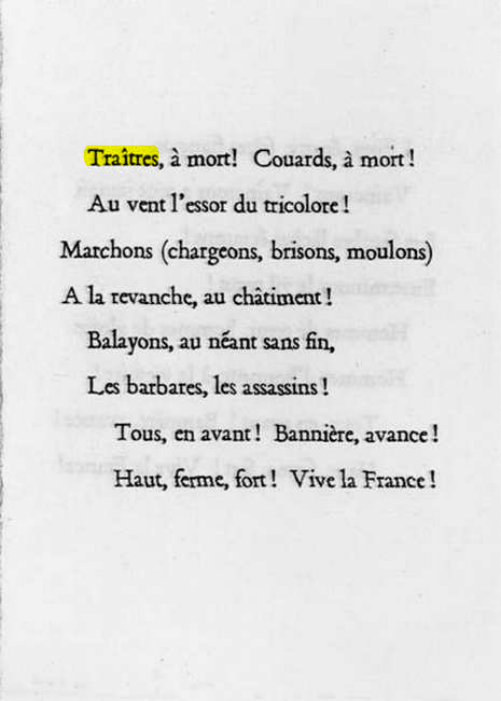 Original scan of La Gauloise. Song of the Fighting French, PDF page 3