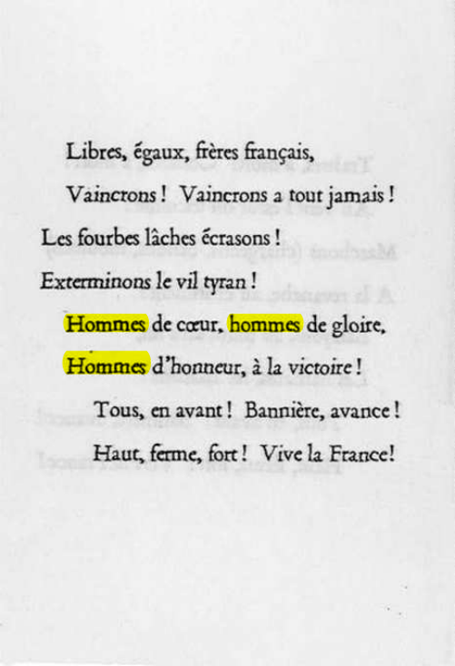 Original scan of La Gauloise. Song of the Fighting French, PDF page 4