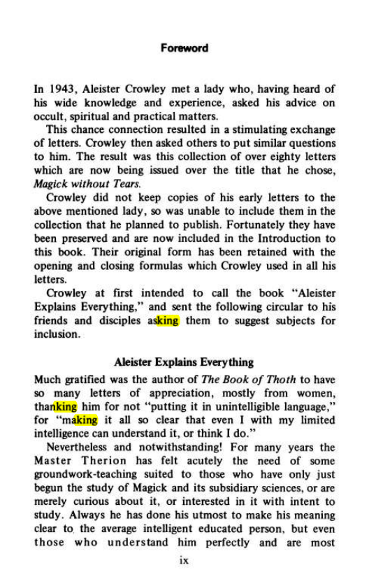 Original scan of Magick Without Tears, PDF page 10