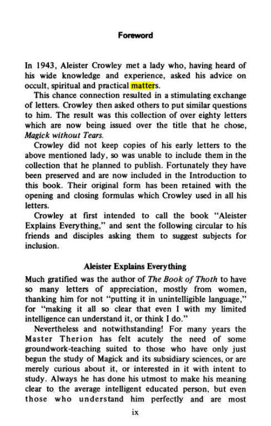 Original scan of Magick Without Tears, PDF page 10