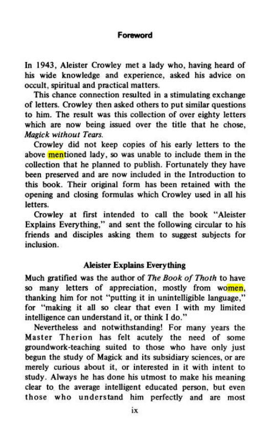 Original scan of Magick Without Tears, PDF page 10