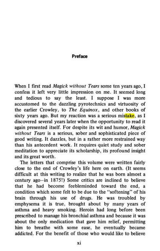Original scan of Magick Without Tears, PDF page 12