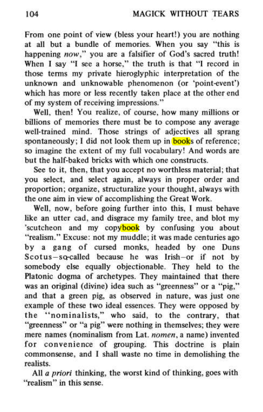 Original scan of Magick Without Tears, PDF page 137