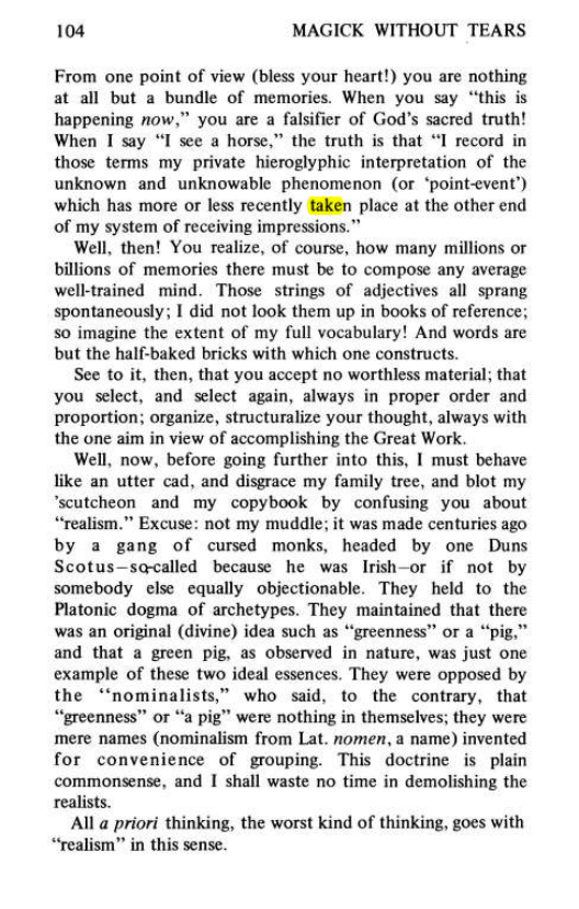 Original scan of Magick Without Tears, PDF page 137