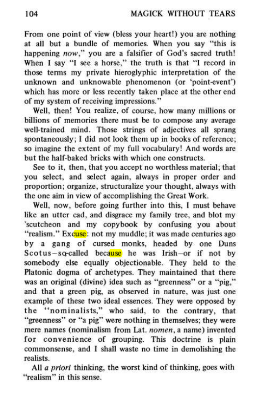 Original scan of Magick Without Tears, PDF page 137