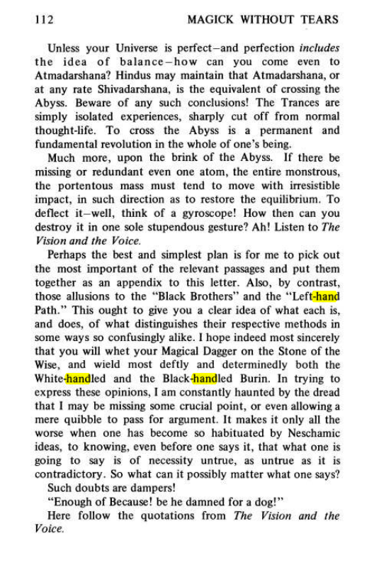 Original scan of Magick Without Tears, PDF page 145