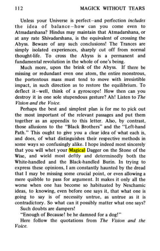 Original scan of Magick Without Tears, PDF page 145