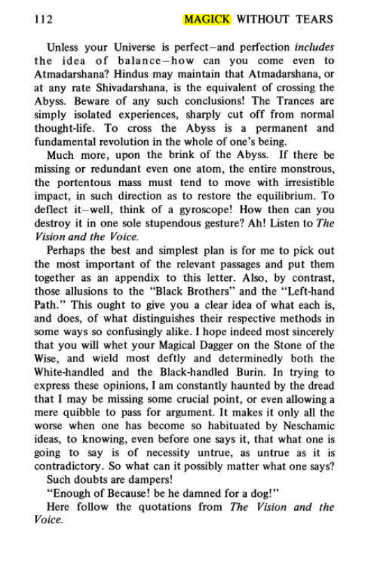 Original scan of Magick Without Tears, PDF page 145